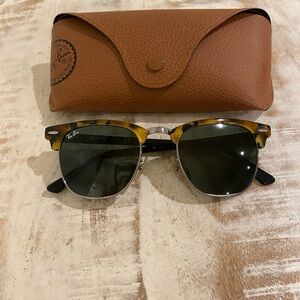 Ray-Ban Tortoise and Silver Women's Glasses